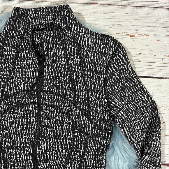 LULULEMON DEFINE JACKET LUON SUITED JACQUARD BLACK WHITE - Picture 8 of 10